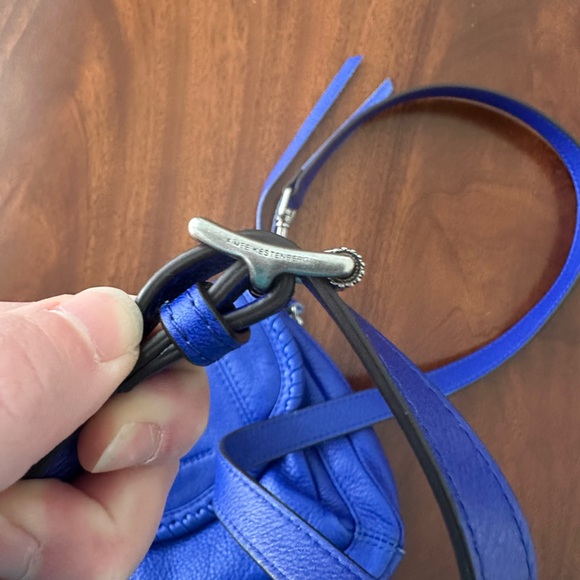 AIMEE KESTENBERG All For Love Mini Convertible Leather Crossbody Bag cobalt blue - Picture 8 of 9